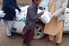 images of the distribution of health kits fighting the corona virus _COVID-19 in Badghis